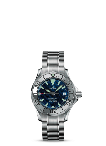 Omega Seamaster Diver 300M Quartz 28 Stainless Steel / Electric Blue / Bracelet 2285.80.00