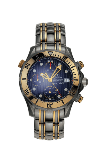 Omega Seamaster Diver 300M Automatic 41.5 Chronograph Titanium / Tantalum / Red Gold / Blue / Bracelet 2296.80.00