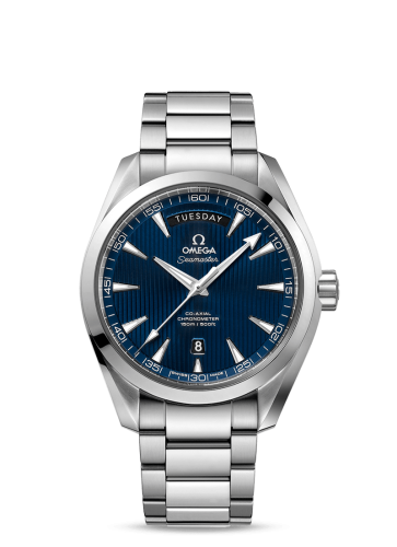 Omega Seamaster Aqua Terra 150m Co-Axial 41.5 Day-Date Stainless Steel / Blue / Bracelet 231.10.42.22.03.001