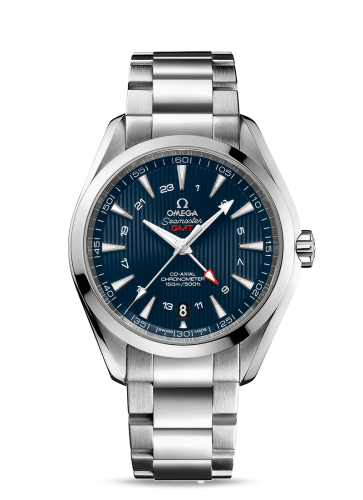 Omega Seamaster Aqua Terra 150M Co-Axial 43 GMT Stainless Steel / Blue / Bracelet 231.10.43.22.03.001