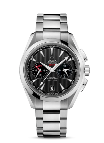Omega Seamaster Aqua Terra 150M Co-Axial 43 GMT Chronograph Stainless Steel / Grey / Bracelet 231.10.43.52.06.001