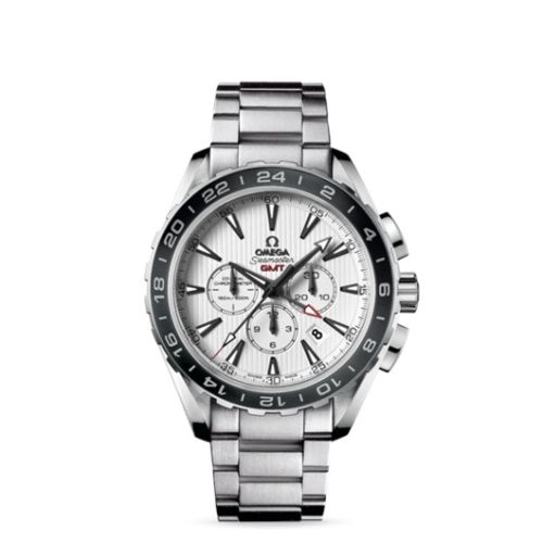 Omega Seamaster Aqua Terra 150M Co-Axial 44 GMT Chronograph Stainless Steel / Silver / Bracelet 231.10.44.52.04.001
