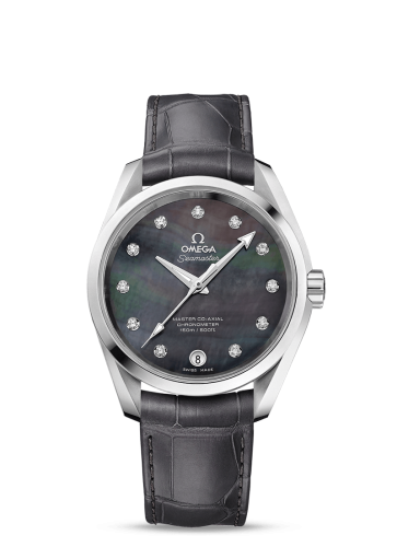Omega Seamaster Aqua Terra 150M Master Co-Axial 38.5 Stainless Steel / Grey MOP 231.13.39.21.57.001