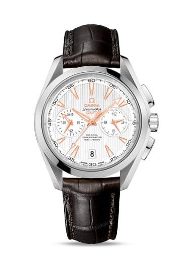 Omega Seamaster Aqua Terra 150M Co-Axial 43 GMT Chronograph Stainless Steel / Silver 231.13.43.52.02.001