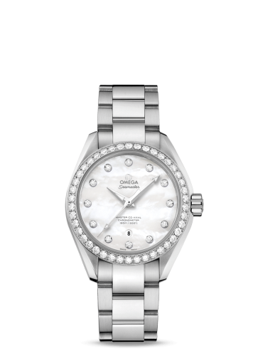 Omega Seamaster Aqua Terra 150M Master Co-Axial 34 Stainless Steel / Diamond / MOP / Bracelet 231.15.34.20.55.002