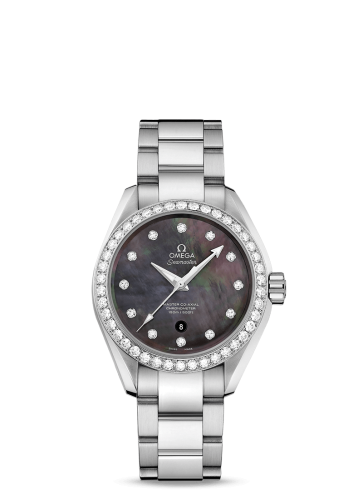 Omega Seamaster Aqua Terra 150M Master Co-Axial 34 Stainless Steel / Diamond / Grey MOP / Bracelet 231.15.34.20.57.001