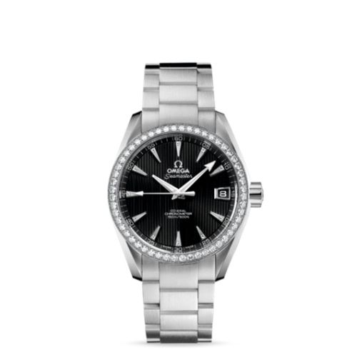 Omega Seamaster Aqua Terra 150M Co-Axial 38.5 Stainless Steel / Diamond / Black / Bracelet 231.15.39.21.51.001