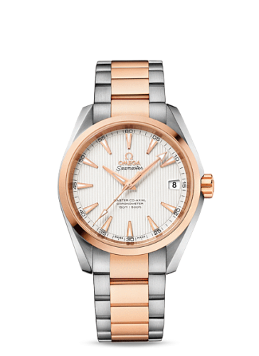 Omega Seamaster Aqua Terra 150m Master Co-Axial 38.5 Stainless Steel / Red Gold / Silver / Bracelet 231.20.39.21.02.001