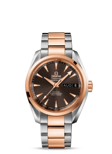 Omega Seamaster Aqua Terra 150M Co-Axial 38.5 Annual Calendar Stainless Steel / Red Gold / Grey / Bracelet 231.20.39.22.06.001