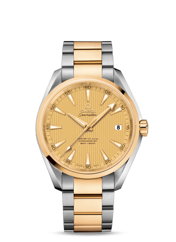 Omega Seamaster Aqua Terra 150m Master Co-Axial 41.5 Stainless Steel / Yellow Gold / Champagne / Bracelet 231.20.42.21.08.001