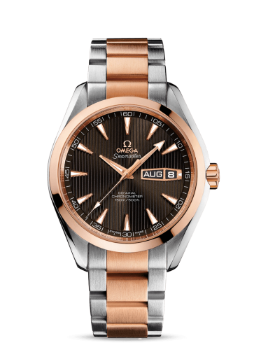 Omega Seamaster Aqua Terra 150M Co-Axial 43 Annual Calendar Stainless Steel / Red Gold / Grey / Bracelet 231.20.43.22.06.001