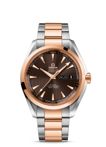 Omega Seamaster Aqua Terra 150M Co-Axial 43 Annual Calendar Stainless Steel / Red Gold / Grey / Bracelet 231.20.43.22.06.002