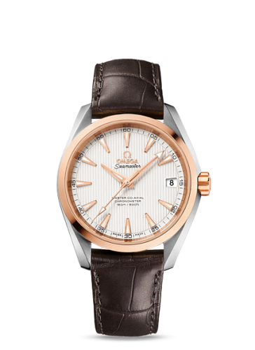 Omega Seamaster Aqua Terra 150M Master Co-Axial 38.5 Stainless Steel / Red Gold / Silver 231.23.39.21.02.001