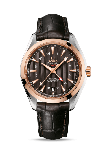 Omega Seamaster Aqua Terra 150M Co-Axial 43 GMT Stainless Steel / Red Gold / Grey 231.23.43.22.06.001