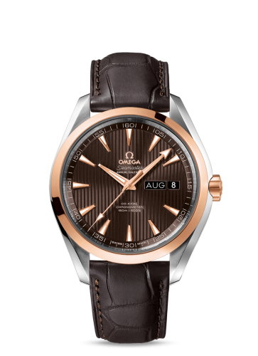 Omega Seamaster Aqua Terra 150M Co-Axial 43 Annual Calendar Stainless Steel / Red Gold / Grey 231.23.43.22.06.002