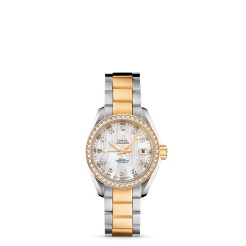 Omega Seamaster Aqua Terra 150M Co-Axial 30 Stainless Steel / Yellow Gold / Diamond / MOP / Bracelet 231.25.30.20.55.002