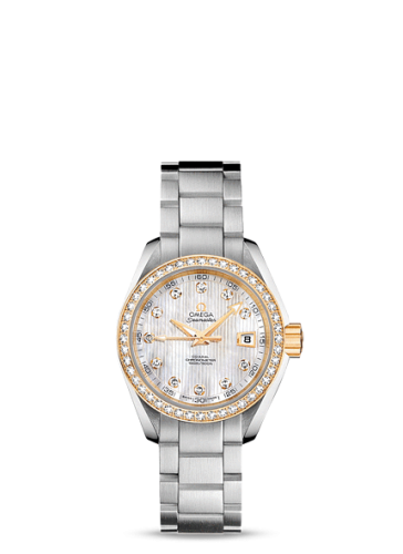 Omega Seamaster Aqua Terra 150M Co-Axial 30 Stainless Steel / Yellow Gold / Diamond / MOP / Bracelet 231.25.30.20.55.004