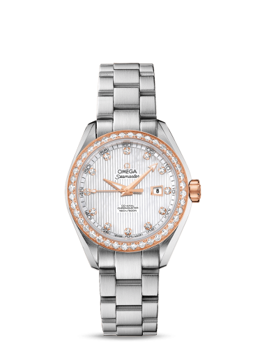 Omega Seamaster Aqua Terra 150M Co-Axial 34 Stainless Steel / Red Gold / Diamond / MOP / Bracelet 231.25.34.20.55.003