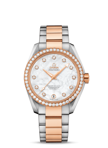 Omega Seamaster Aqua Terra 150M Master Co-Axial 38.5 Stainless Steel / Red Gold / Diamond / MOP / Bracelet 231.25.39.21.55.001