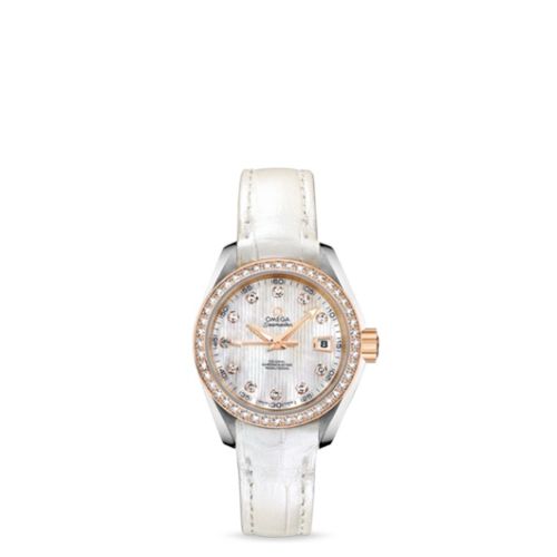 Omega Seamaster Aqua Terra 150M Co-Axial 30 Stainless Steel / Yellow Gold / Diamond / MOP 231.28.30.20.55.002