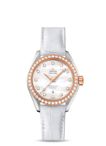 Omega Seamaster Aqua Terra 150M Master Co-Axial 34 Stainless Steel / Sedna Gold / Diamond / MOP 231.28.34.20.55.003
