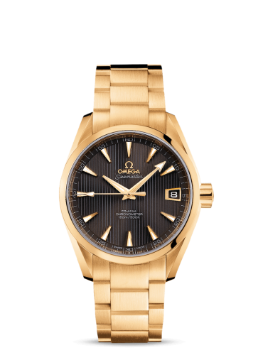Omega Seamaster Aqua Terra 150M Co-Axial 38.5 Yellow Gold / Grey / Bracelet 231.50.39.21.06.002