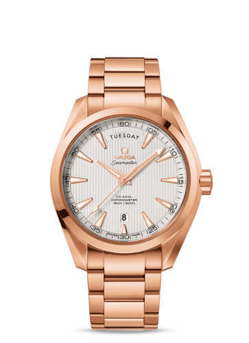 Omega Seamaster Aqua Terra 150m Co-Axial 41.5 Day-Date Red Gold / Silver 231.50.42.22.02.001