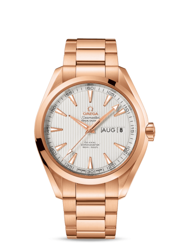 Omega Seamaster Aqua Terra 150M Co-Axial 43 Annual Calendar Red Gold / Silver / Bracelet 231.50.43.22.02.002