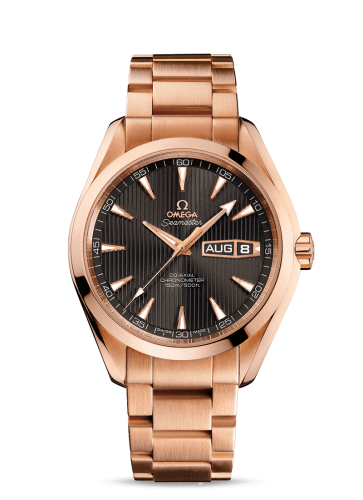 Omega Seamaster Aqua Terra 150m Co-Axial 43 Annual Calendar Red Gold / Grey / Bracelet 231.50.43.22.06.001