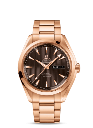 Omega Seamaster Aqua Terra 150M Co-Axial 43 Annual Calendar Red Gold / Grey / Bracelet 231.50.43.22.06.003