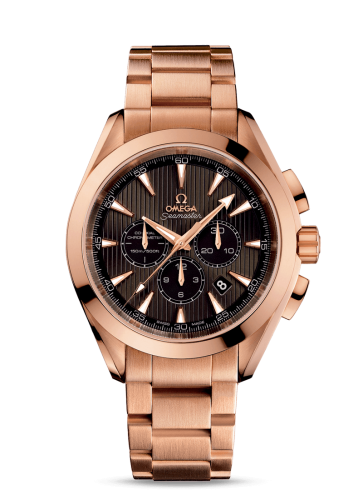 Omega Seamaster Aqua Terra 150M Co-Axial 44 Chronograph Red Gold / Grey / Bracelet 231.50.44.50.06.001