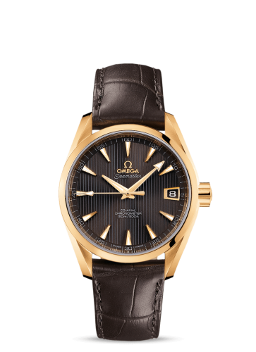 Omega Seamaster Aqua Terra 150M Co-Axial 38.5 Yellow Gold / Grey 231.53.39.21.06.002