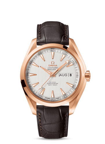 Omega Seamaster Aqua Terra 150M Co-Axial 43 Annual Calendar Red Gold / Silver 231.53.43.22.02.002