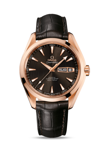 Omega Seamaster Aqua Terra 150m Co-Axial 43 Annual Calendar Red Gold / Grey 231.53.43.22.06.001