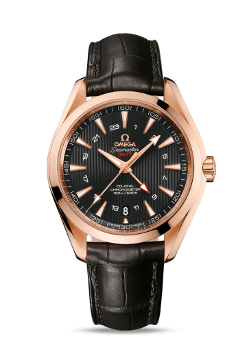 Omega Seamaster Aqua Terra 150M Co-Axial 43 GMT Red Gold / Grey 231.53.43.22.06.002