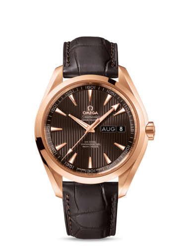 Omega Seamaster Aqua Terra 150M Co-Axial 43 Annual Calendar Red Gold / Grey 231.53.43.22.06.003