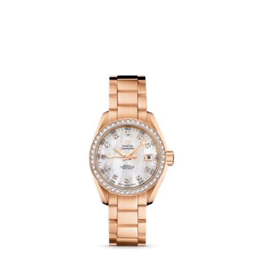 Omega Seamaster Aqua Terra 150M Co-Axial 30 Red Gold / Diamond / MOP / Bracelet 231.55.30.20.55.001