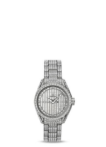 Omega Seamaster Aqua Terra 150M Co-Axial 30 White Gold / Baguette / Baguette / Bracelet 231.55.30.20.99.003