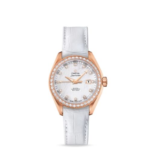 Omega Seamaster Aqua Terra 150M Co-Axial 34 Red Gold / Diamond / MOP 231.58.34.20.55.002