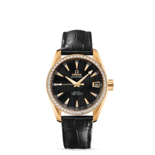 Omega Seamaster Aqua Terra 150M Co-Axial 38.5 Yellow Gold / Diamond / Black 231.58.39.21.51.002