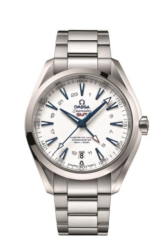 Omega Seamaster Aqua Terra 150M Co-Axial 43 GMT Titanium / White / Bracelet / GoodPlanet 231.90.43.22.04.001