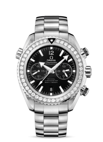 Omega Seamaster Planet Ocean 600M Co-Axial 45.5 Chronograph Stainless Steel / Diamond / Black / Bracelet 232.15.46.51.01.001