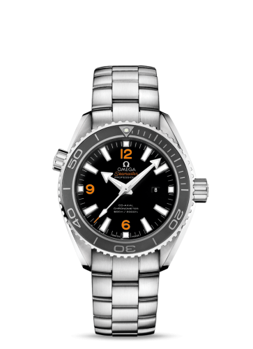 Omega Seamaster Planet Ocean 600M Co-Axial 37.5 Stainless Steel / Orange Numerals / Bracelet 232.30.38.20.01.002