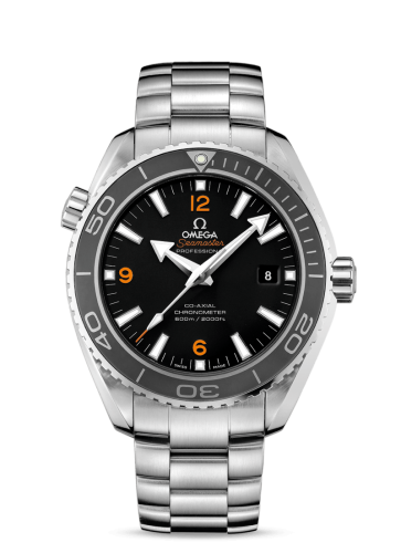 Omega Seamaster Planet Ocean 600M Co-Axial 45.5 Stainless Steel / Orange Numerals / Bracelet / Panama Canal 232.30.46.21.01.005