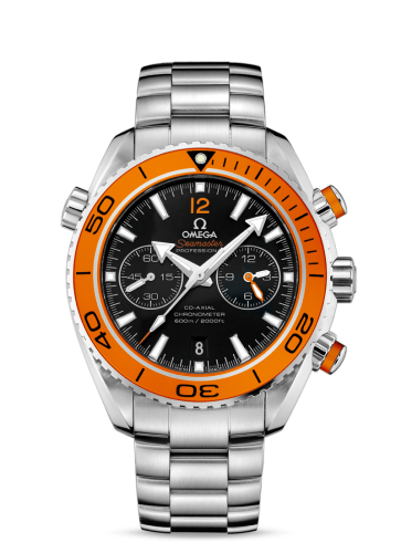 Omega Seamaster Planet Ocean 600M Co-Axial 45.5 Chronograph Stainless Steel / Orange / Bracelet 232.30.46.51.01.002