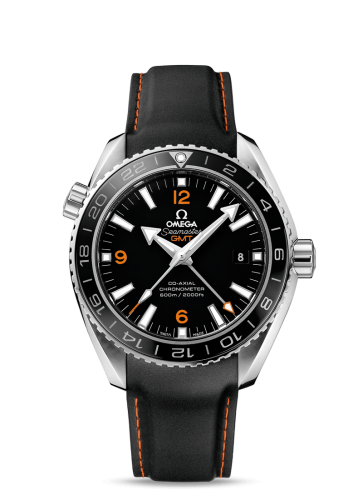 Omega Seamaster Planet Ocean 600M Co-Axial 43.5 GMT Stainless Steel / Orange Numerals / Rubber 232.32.44.22.01.002