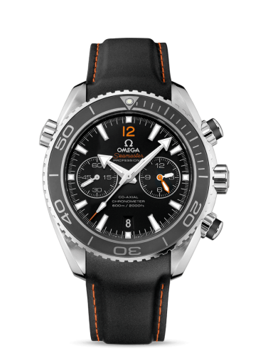 Omega Seamaster Planet Ocean 600M Co-Axial 45.5 Chronograph Stainless Steel / Orange Numerals / Rubber 232.32.46.51.01.005