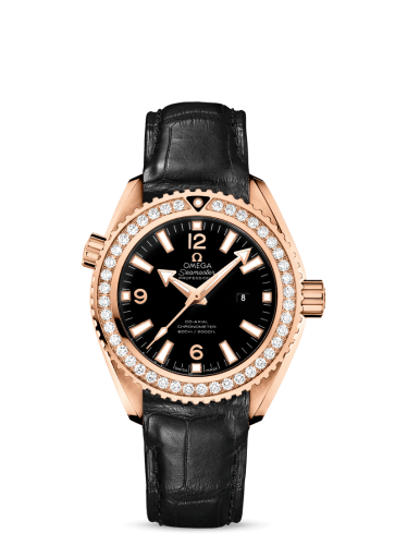 Omega Seamaster Planet Ocean 600M Co-Axial 37.5 Red Gold / Diamond / Alligator 232.58.38.20.01.001