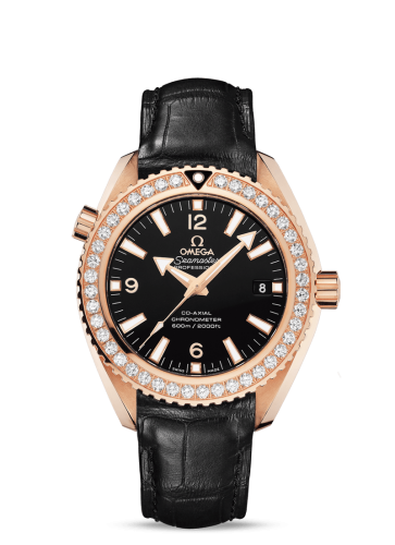 Omega Seamaster Planet Ocean 600M Co-Axial 42 Red Gold / Diamond / Alligator 232.58.42.21.01.001