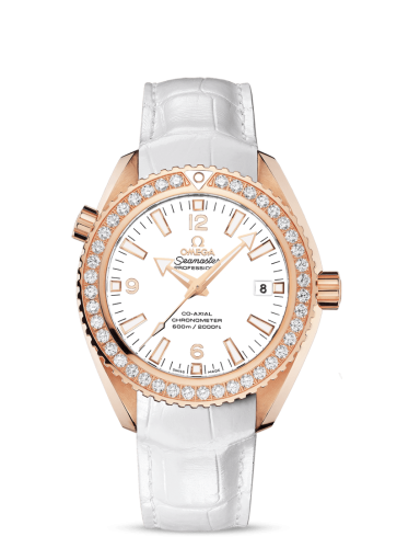 Omega Seamaster Planet Ocean 600M Co-Axial 42 Red Gold / Diamond / White / Alligator 232.58.42.21.04.001
